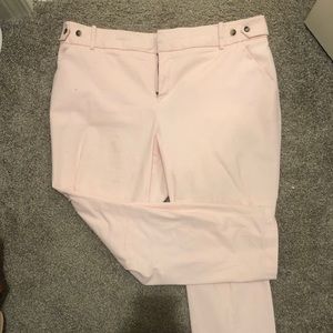 Pastel Pink Ava and Viv Ankle Chino Pants